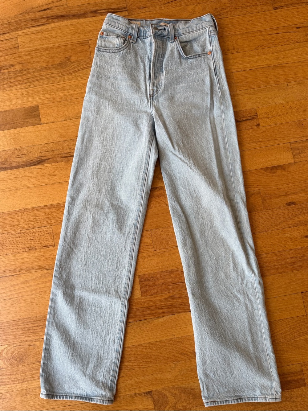 Levi's Women's Ribcage Full Length Jeans- Samba Tango Light